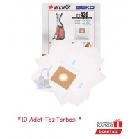 Arçelik S4250 Ultra Hijyenik Toz Torbası 10 Adet