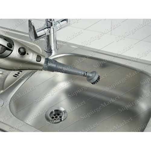 FAKİR için Aura Clean Buharlı Temizleyici Yuvarlak Fırça - Geniş