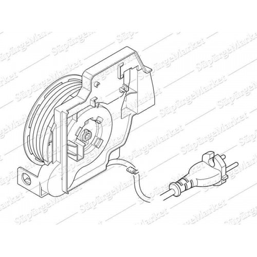 PHILIPS için 432200533101 Süpürge Kablo Sarıcı