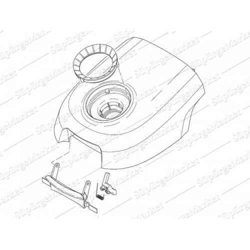 PHILIPS için 996510073738 Elektrikli Süpürge Üst Kapak