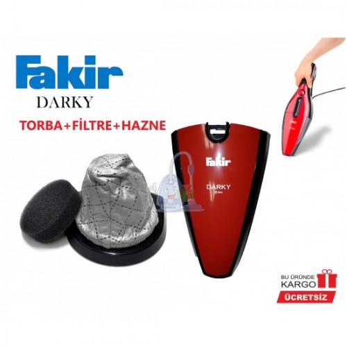 Fakir Darky Öko 2in1 Dik Süpürge Filtre Toz Haznesi Grubu Seti
