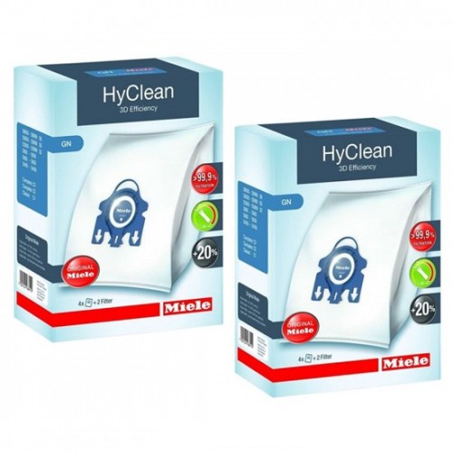 Miele GN Tipi Toz Torbası HyClean 3D ( 2 Paket )