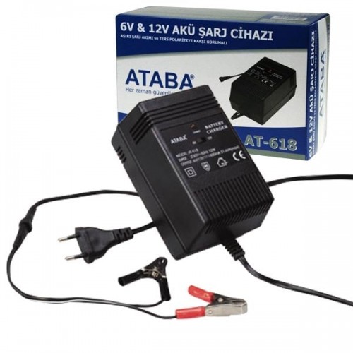 Ataba AT-618 6V-12V 1800mA Akü Şarj Cihazı