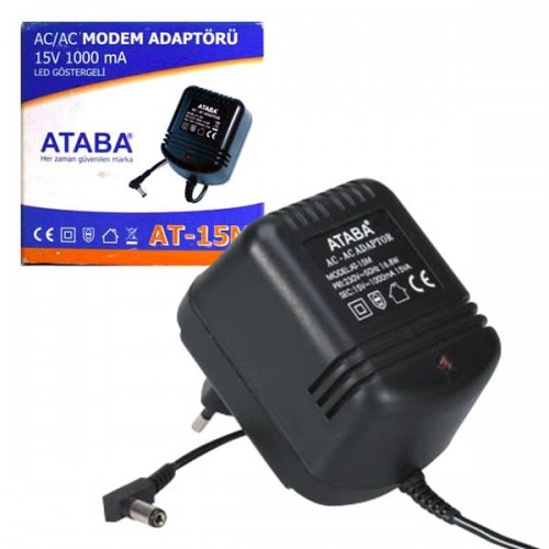 Ataba AT-15M 15V 1A AC-DC Adaptör