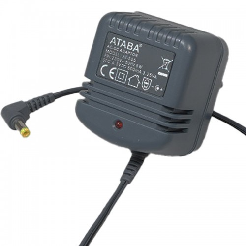 Ataba 6V 500mA AC-DC Telsiz Telefon Adaptörü AT-565