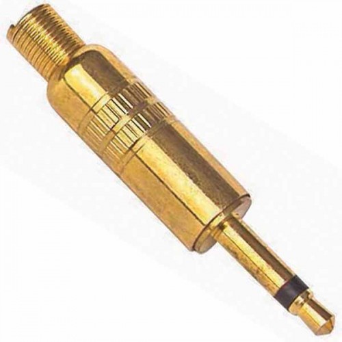 3.5 Mm Mono Gold Metal Jack Fiş