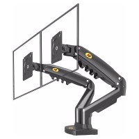 Powermaster 17''-27'' Amortisörlü Çift Kol Lcd - Led Monitör Tutucu Askı Aparatı F160