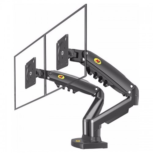 Powermaster 17''-27'' Amortisörlü Çift Kol Lcd - Led Monitör Tutucu Askı Aparatı F160