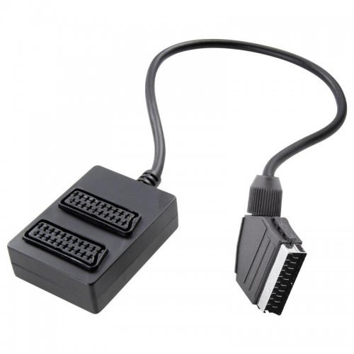 Scart Dağıtıcı 2’li  (1 Erkek - 2 Dişi Scart)