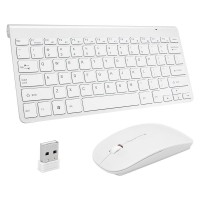 Wieder Wireless Slim Kablosuz Klavye Mouse Set Beyaz WR-70W