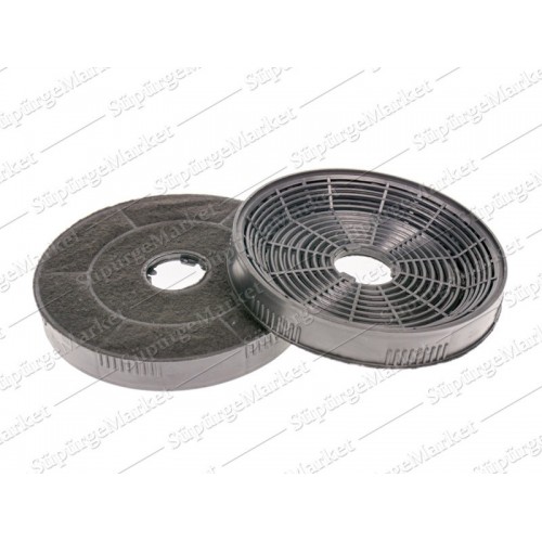 SÜPÜRGEMARKET için Universal Davlumbaz Aktif Karbon Filtresi Dairesel - 150x25mm